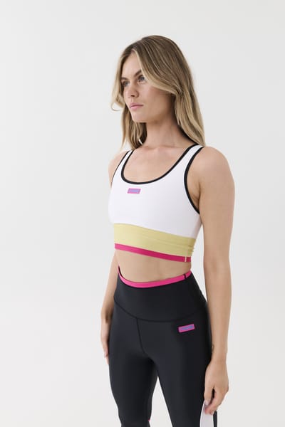 P.E. Nation Overtime Crop Top Sports Bra Small