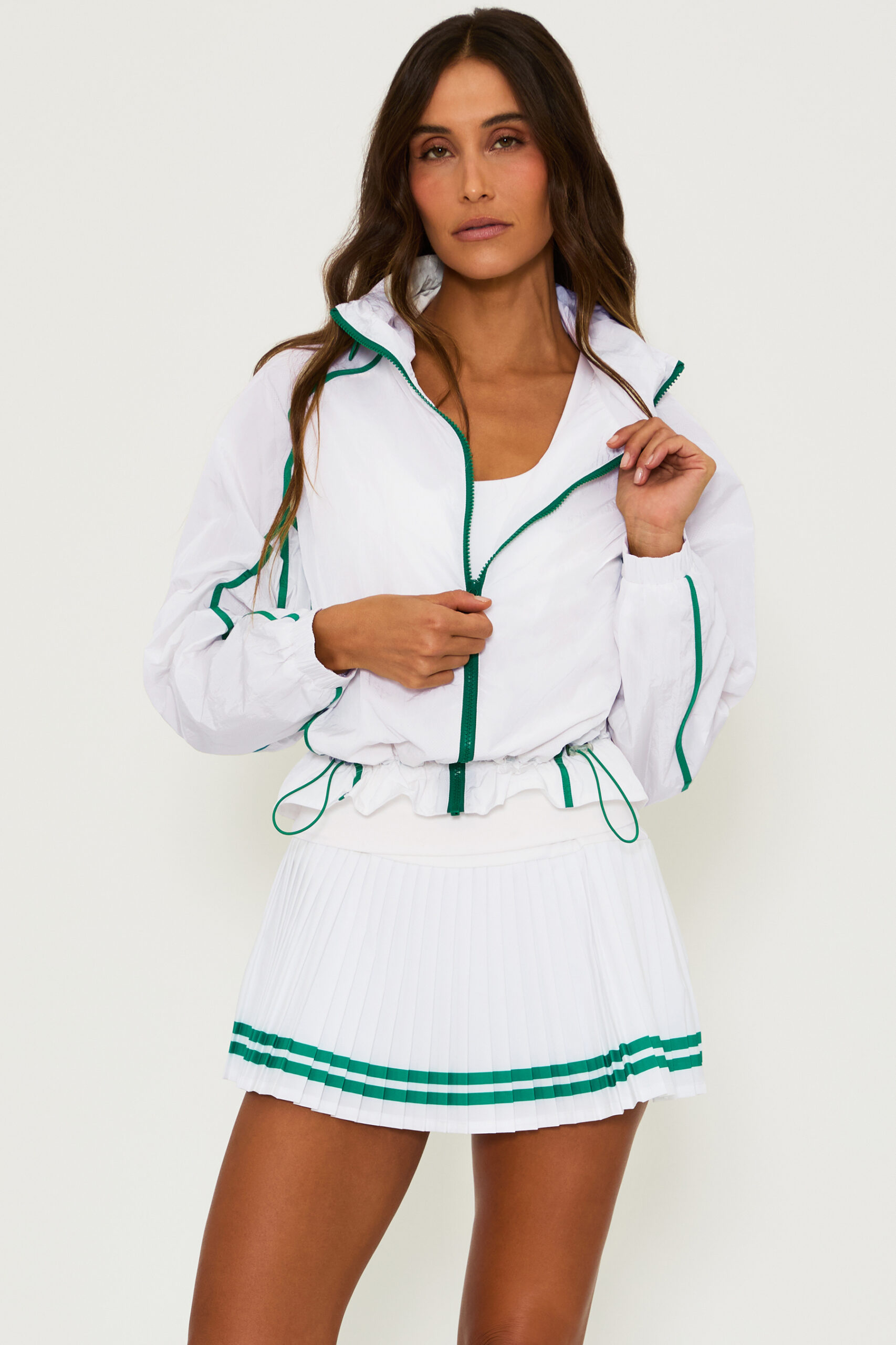 Casen Jacket Courtside White