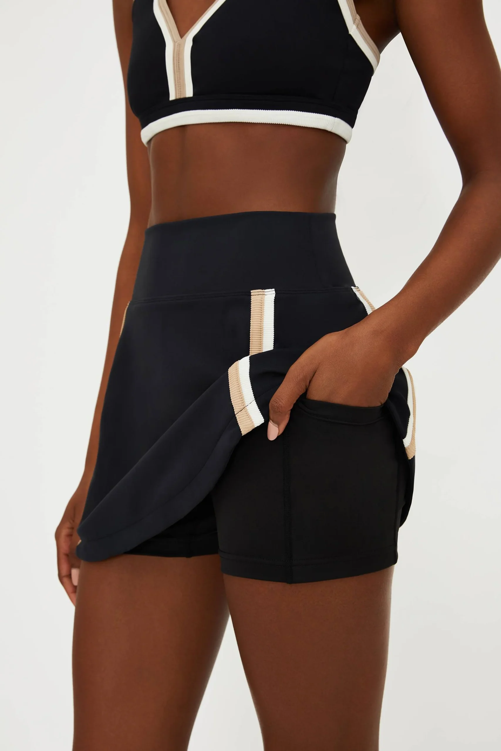 Thora Skirt Sandshell Colorblock