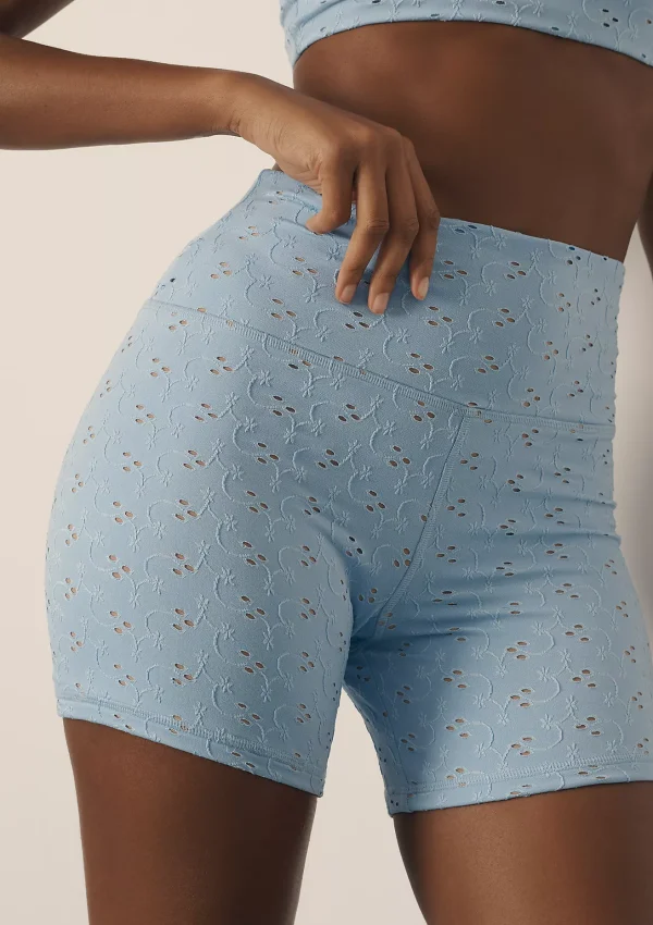 Eyelet Short baby blue 1