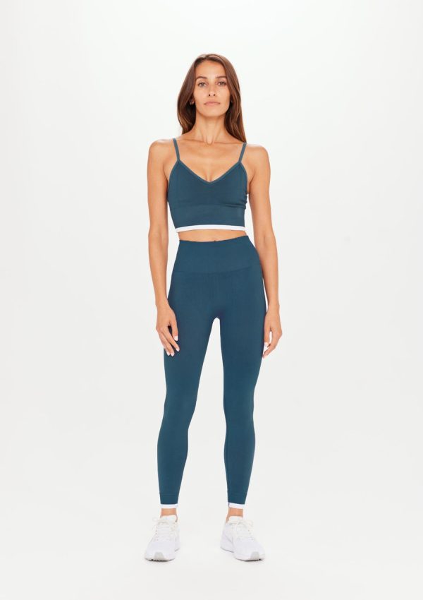 FORM SEAMLESS 25IN MIDI PANT blue 1