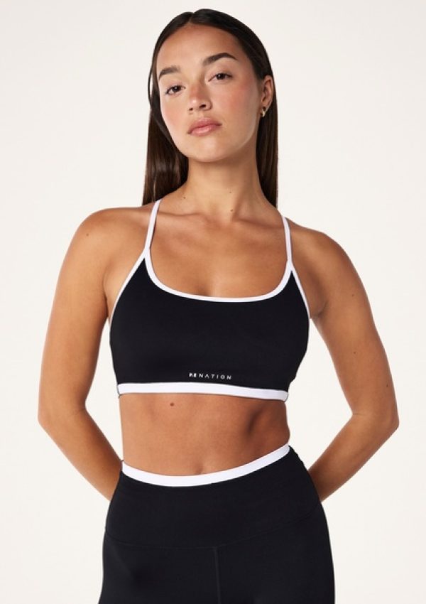 FUNDAMENTAL SPORTS BRA IN BLACK 1