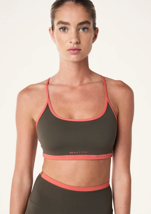 FUNDAMENTAL SPORTS BRA IN TARMAC 1