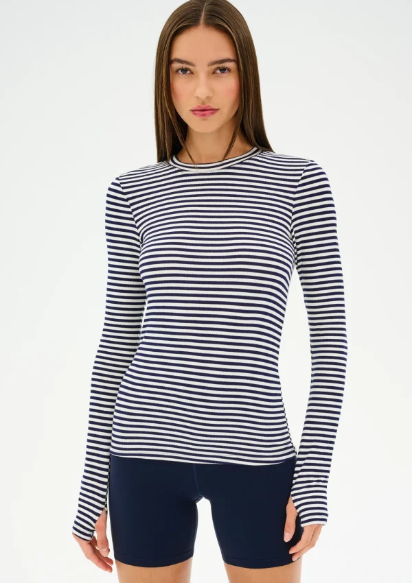 Louise Rib Long Sleeve WHITE 1