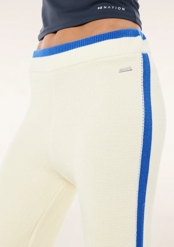Odyssey knit pant in whisper white 1