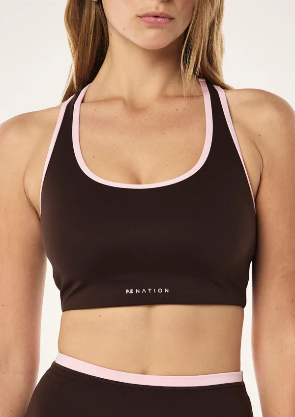 STELLAR SPORTS BRA IN ESPRESSO 5