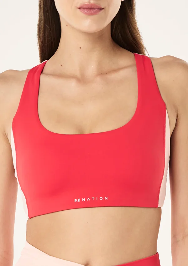Zone sports bra in strawberry 3